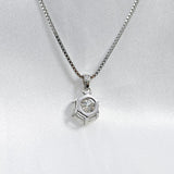 Super 1 or 2 Carat 6 Prong Real High Quality Moissanite Diamonds Necklace For Women - Luxury Fine Jewellery - The Jewellery Supermarket