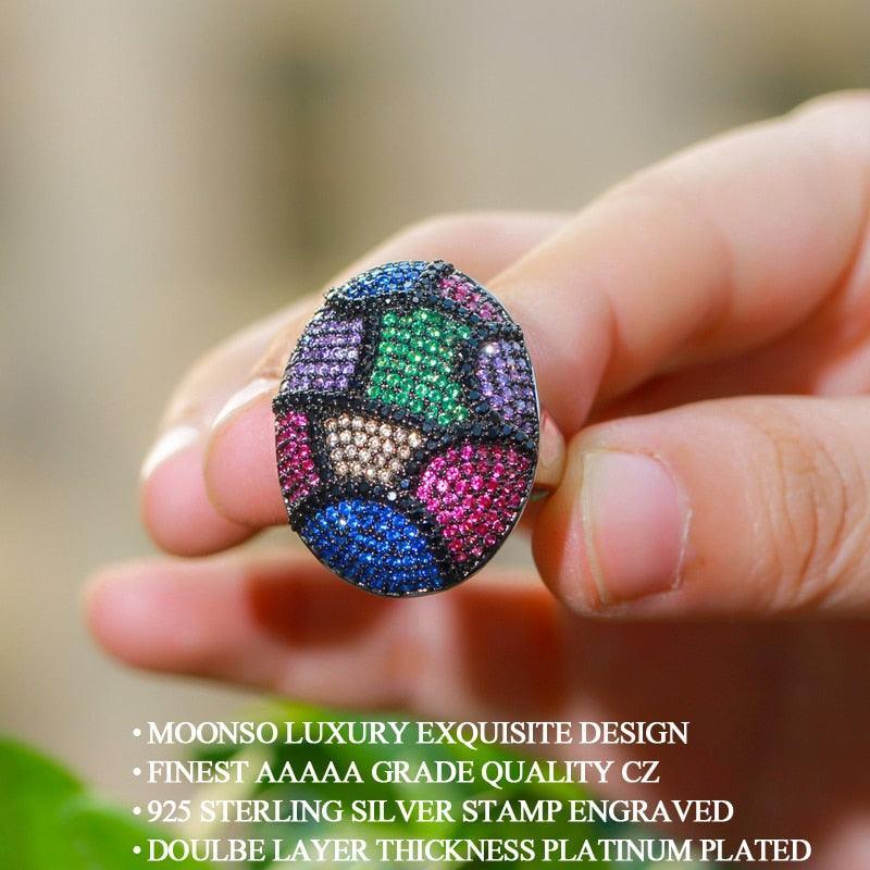 NEW ARRIVAL Designer Dazzling Luxury Fashion AAA+ Quality CZ Diamonds Ring - The Jewellery Supermarket