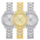 New Hip Hop Iced Out Square Simulated Diamonds Watch - Sparkling Quartz Fashion Classic Watches - The Jewellery Supermarket