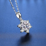 1 Carat VVS D Color High Quality Moissanite Diamonds Snowflake Star of David Design Pendant - Fine Jewellery - The Jewellery Supermarket