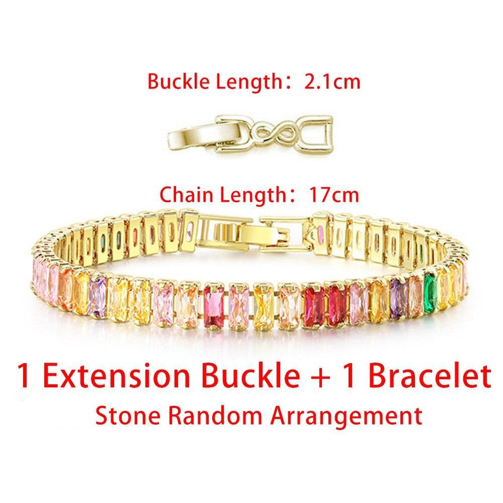 DELIGHTFUL AAA+ Cubic Zirconia Diamonds Tennis Bracelets For Women - Luxury Jewellery - The Jewellery Supermarket