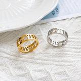 BEST SELLER New Design Hollow Roman Numerals Stainless Steel Jewellery Set for Women  - Fashion Jewellery - The Jewellery Supermarket