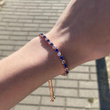 NEW Luxury Cute Multicolor Cubic Zirconia Crystals Charming Hand Made Tennis Bracelets For Women - The Jewellery Supermarket