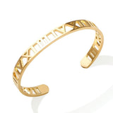 BEST SELLER New Design Hollow Roman Numerals Stainless Steel Jewellery Set for Women  - Fashion Jewellery - The Jewellery Supermarket