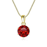 Admirable 1 CT Round cut VVS Real Top Quality Moissanite Diamonds Necklace For Women - Fine Jewellery - The Jewellery Supermarket