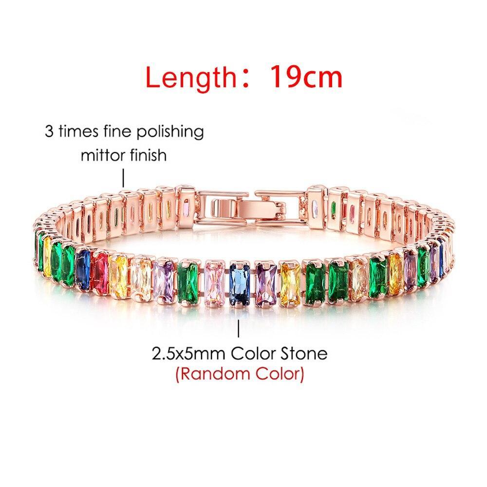 DELIGHTFUL AAA+ Cubic Zirconia Diamonds Tennis Bracelets For Women - Luxury Jewellery - The Jewellery Supermarket