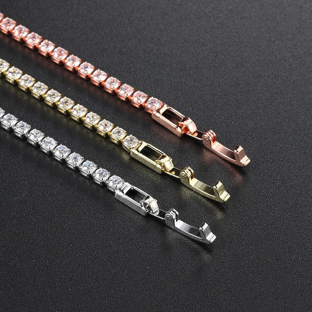 NEW Fashion AAA+ Zirconia Diamonds Charming Designer Multicolor Tennis Bracelets for Women - The Jewellery Supermarket