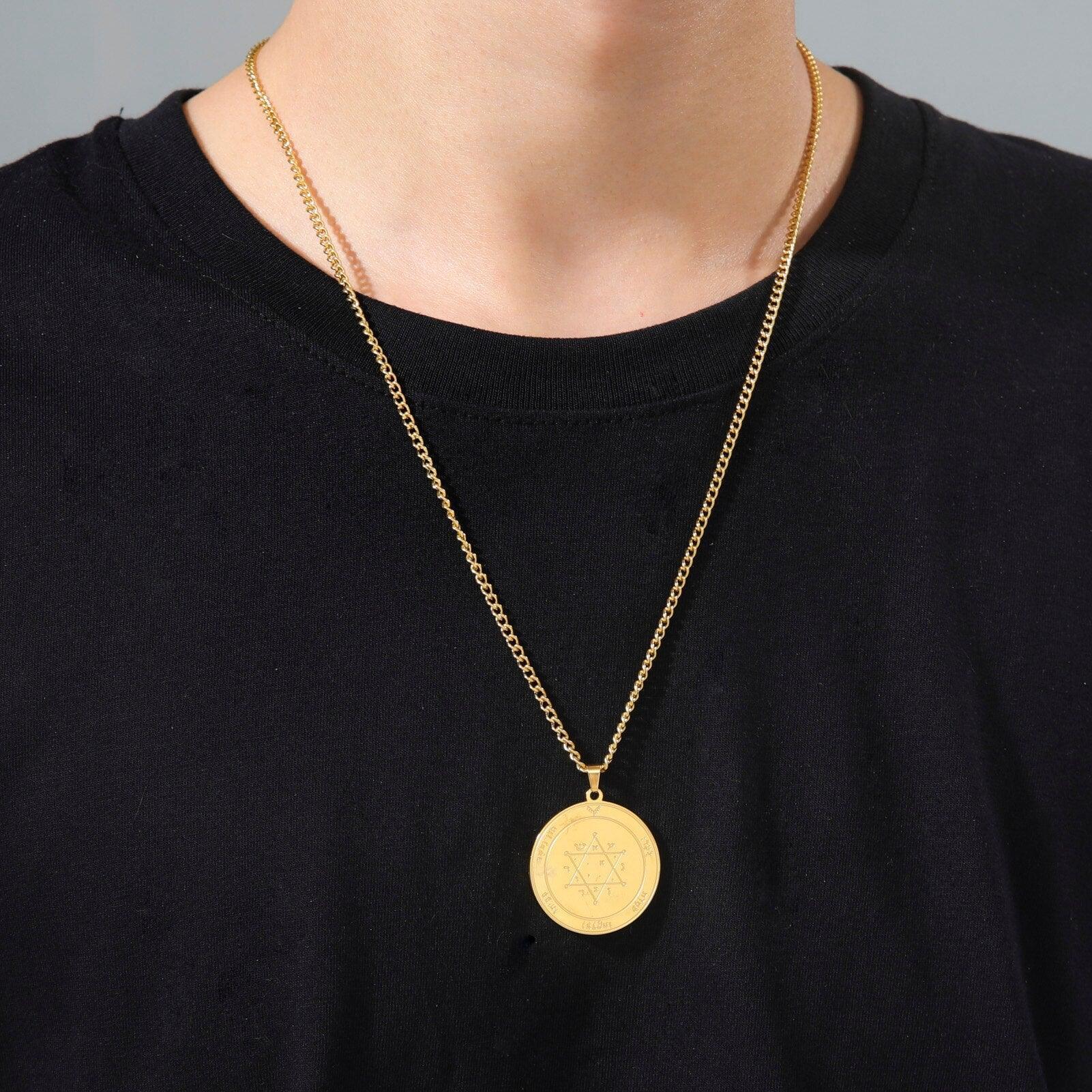 NEW ARRIVAL Hexagram Solomon Necklace for Men and Women Jewish Stainless Steel Jewellery - The Jewellery Supermarket