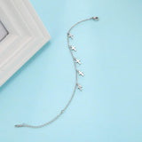 Boho Stainless Steel Christian Cross Charm Bracelets for Women - Religious Jewellery  - The Jewellery Supermarket