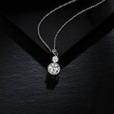Wonderful Round Cut 1CT D Color High Quality Moissanite Diamonds 6.5mm Gemstone Necklace - Fine Jewellery