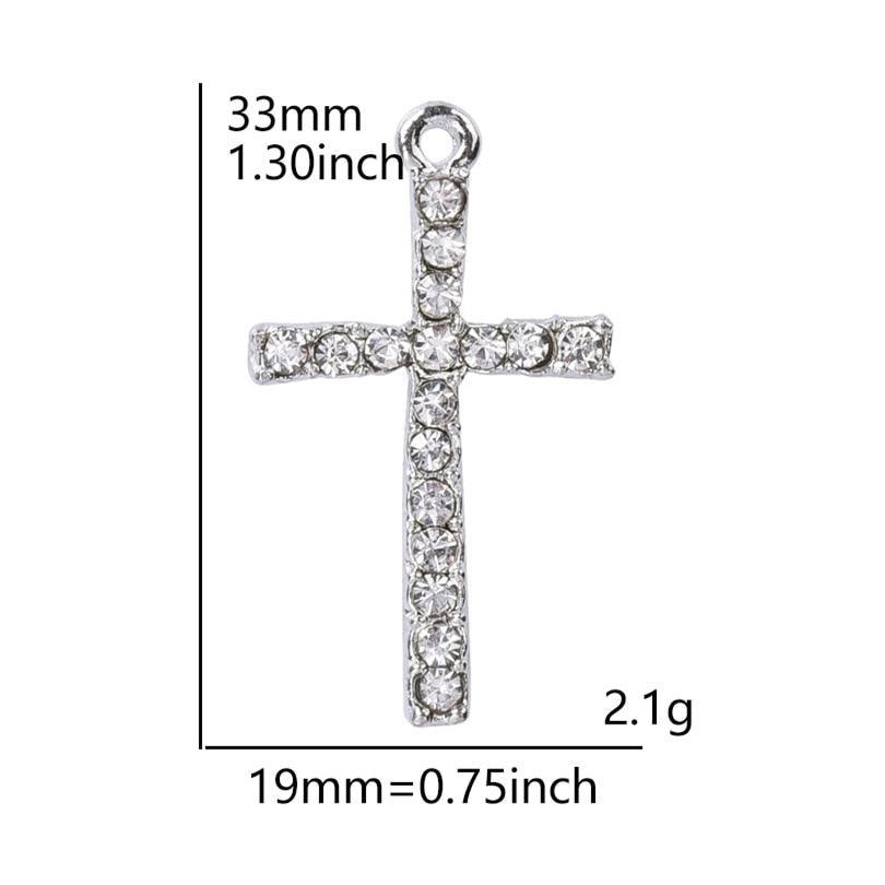 NEW HOT SELLERS - Charming Crystal Rhinestone Christ Crosses Pendant Necklaces For Women - The Jewellery Supermarket