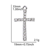 NEW HOT SELLERS - Charming Crystal Rhinestone Christ Crosses Pendant Necklaces For Women - The Jewellery Supermarket