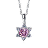 1 Carat VVS D Color High Quality Moissanite Diamonds Snowflake Star of David Design Pendant - Fine Jewellery - The Jewellery Supermarket