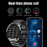 NEW MENS WATCHES - Full circle touch screen steel Band luxury Bluetooth call Sport Activity Smart watch - The Jewellery Supermarket