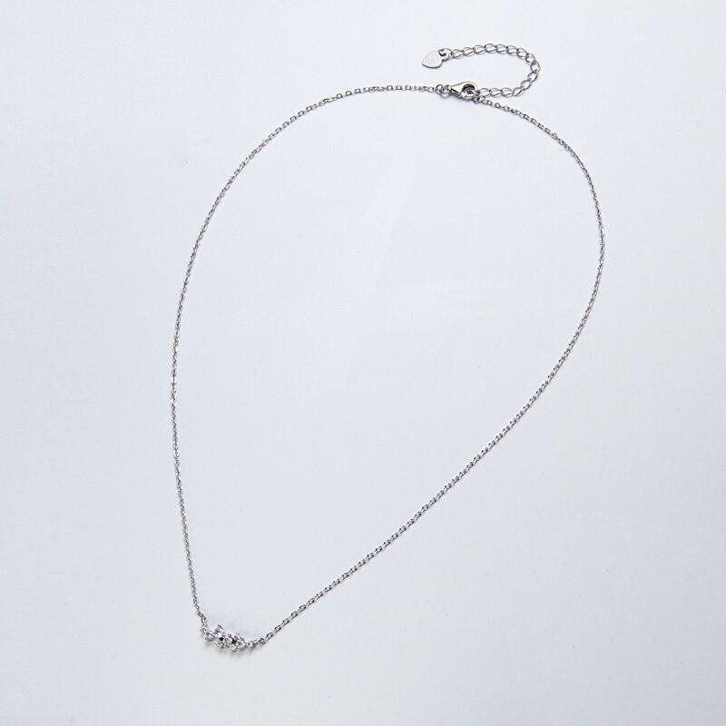 Super D Color VVS High Quality Moissanite Diamonds Necklace for Women Certified Pendants Female Choker - The Jewellery Supermarket