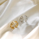 BEST SELLER New Design Hollow Roman Numerals Stainless Steel Jewellery Set for Women  - Fashion Jewellery - The Jewellery Supermarket