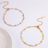 Popular Gold Color Cross Stainless Steel Jesus Christian Chain Bracelets for Women - Religious Jewellery - The Jewellery Supermarket