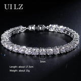 AMAZING Trendy Round AAA+ Cubic Zirconia Simulated Diamonds Tennis Bracelets Bangles for Women - The Jewellery Supermarket