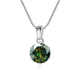 Admirable 1 CT Round cut VVS Real Top Quality Moissanite Diamonds Necklace For Women - Fine Jewellery - The Jewellery Supermarket