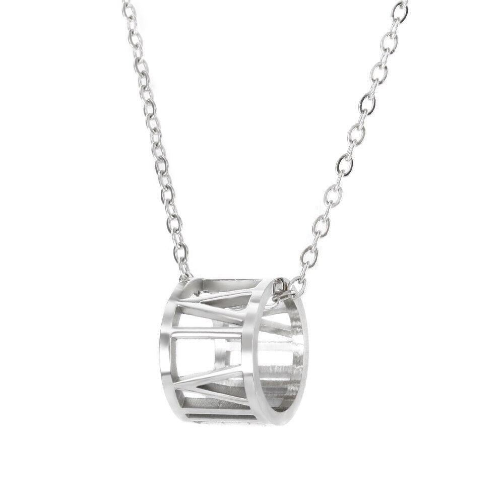 BEST SELLER New Design Hollow Roman Numerals Stainless Steel Jewellery Set for Women  - Fashion Jewellery - The Jewellery Supermarket