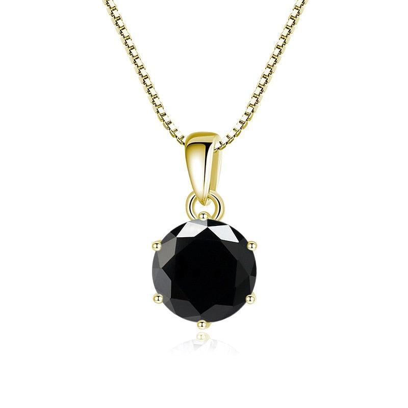 Admirable 1 CT Round cut VVS Real Top Quality Moissanite Diamonds Necklace For Women - Fine Jewellery - The Jewellery Supermarket
