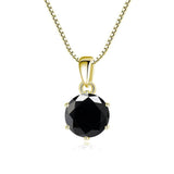 Admirable 1 CT Round cut VVS Real Top Quality Moissanite Diamonds Necklace For Women - Fine Jewellery - The Jewellery Supermarket