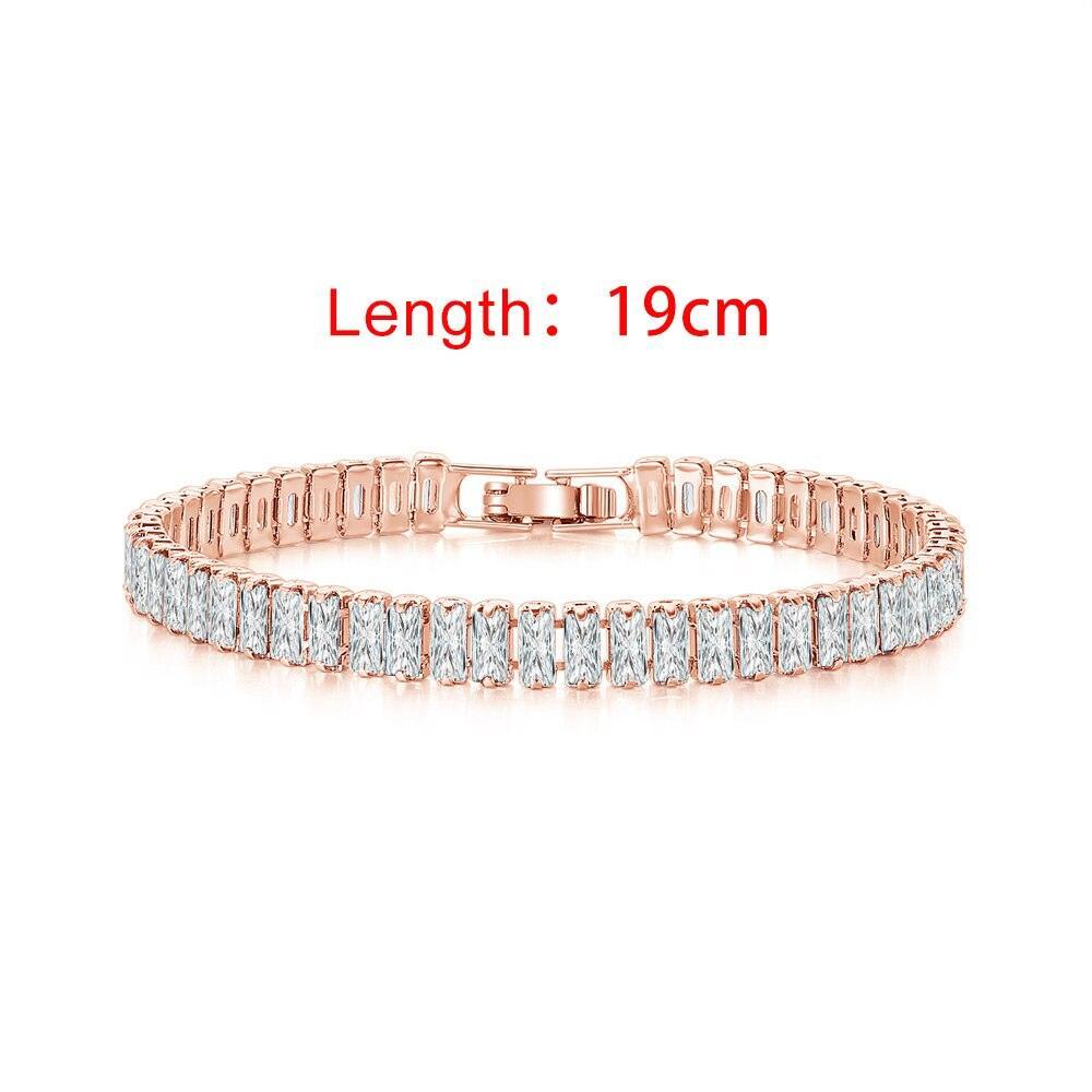 DELIGHTFUL AAA+ Cubic Zirconia Diamonds Tennis Bracelets For Women - Luxury Jewellery - The Jewellery Supermarket