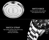 NEW ARRIVAL - Luminous Sports Army Waterproof Quartz Chronograph Military Wristwatch - The Jewellery Supermarket