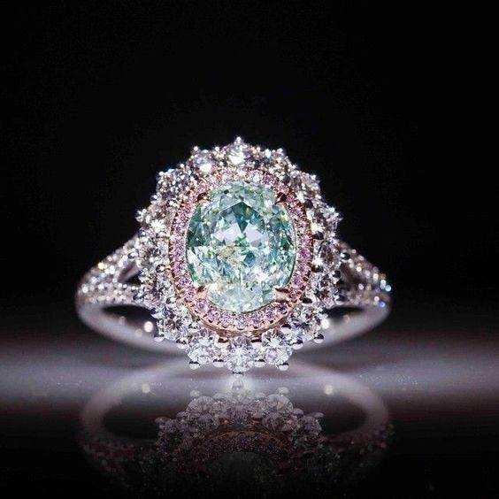 Dazzling Luxury Oval Pink AAA+ Cubic Zirconia Popular Rings - The Jewellery Supermarket