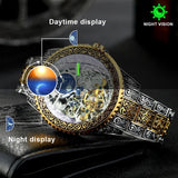 NEW - Luxury Men Mechanical Forsaking Automatic Tourbillon Skeleton Watch - The Jewellery Supermarket