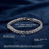 AMAZING Trendy Round AAA+ Cubic Zirconia Simulated Diamonds Tennis Bracelets Bangles for Women - The Jewellery Supermarket