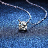 Super Shiny Round Cut 1ct High Quality Moissanite Diamonds Luxury Necklace - Fine Jewellery - The Jewellery Supermarket