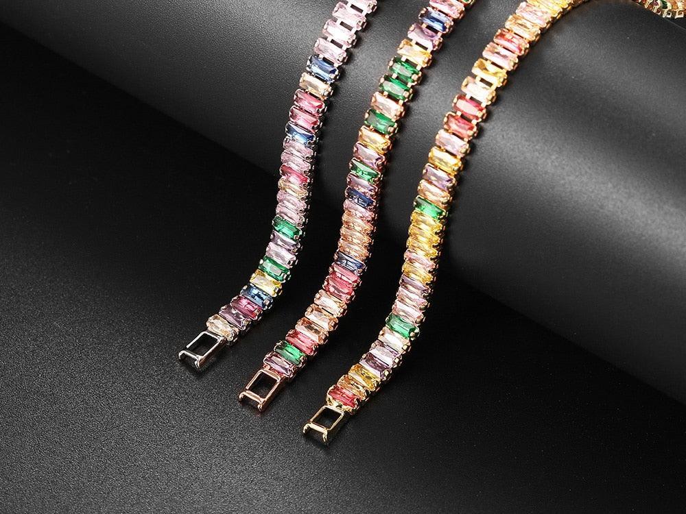 DELIGHTFUL AAA+ Cubic Zirconia Diamonds Tennis Bracelets For Women - Luxury Jewellery - The Jewellery Supermarket