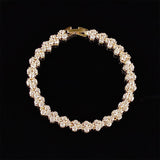 *NEW* Ideal Gifts - Luxury AAA+ Cubic Zirconia Diamonds Rose Gold Tennis Bracelet - The Jewellery Supermarket