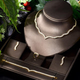 NEW - Graceful Super AAA+ Cubic Zirconia Diamonds Jewellery Set - The Jewellery Supermarket