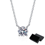 Super Shiny Round Cut 1ct High Quality Moissanite Diamonds Luxury Necklace - Fine Jewellery - The Jewellery Supermarket