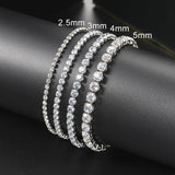 NEW - Gorgeous Trendy AAA+ Cubic Zirconia Diamonds Popular Tennis Bracelets - The Jewellery Supermarket