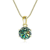 Admirable 1 CT Round cut VVS Real Top Quality Moissanite Diamonds Necklace For Women - Fine Jewellery - The Jewellery Supermarket