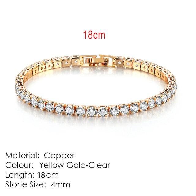NEW Fashion AAA+ Zirconia Diamonds Charming Designer Multicolor Tennis Bracelets for Women - The Jewellery Supermarket