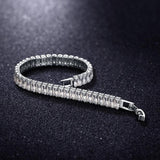 ELEGANT AAA+ Cubic Zirconia Crystals Bracelet Colorful Silver Colour Tennis Bracelets For Women - The Jewellery Supermarket