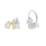 NEW ARRIVAL - AAA+ Cubic Zirconia Diamonds Open Adjusted Geometric Rings - The Jewellery Supermarket