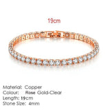 AMAZING Shiny AAA+ Cubic Zirconia Simulated Diamonds Chain Crystal Women's Dazzling Tennis Bracelets - The Jewellery Supermarket