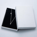 Charming Round Cut 2.5mm D Color High Quality Moissanite Diamonds Charm Choker Necklace - Fine Jewellery - The Jewellery Supermarket