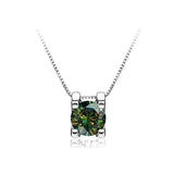 Super Real 1ct/2ct D Colour VVS Round Cut Multi Colour High Quality Moissanite Diamonds Necklaces Fine Jewellery - The Jewellery Supermarket