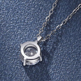 Sensational Classic Round Cut VVS 0.5/1/2 Carat High Quality Moissanite Diamonds Necklace- Fine Jewellery - The Jewellery Supermarket