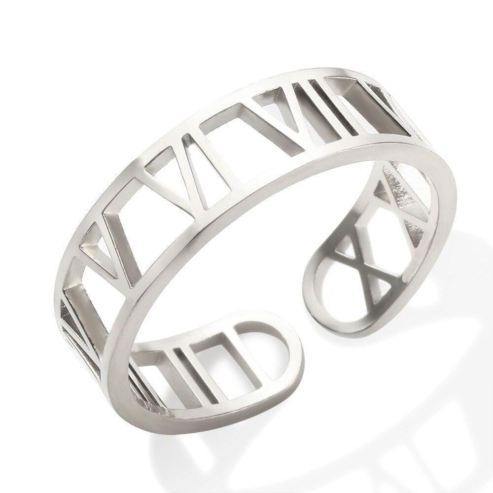 BEST SELLER New Design Hollow Roman Numerals Stainless Steel Jewellery Set for Women  - Fashion Jewellery - The Jewellery Supermarket