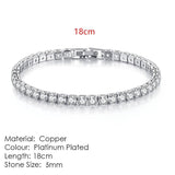 AMAZING Shiny AAA+ Cubic Zirconia Simulated Diamonds Chain Crystal Women's Dazzling Tennis Bracelets - The Jewellery Supermarket