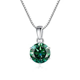 Admirable 1 CT Round cut VVS Real Top Quality Moissanite Diamonds Necklace For Women - Fine Jewellery - The Jewellery Supermarket