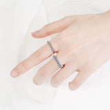 1-2CT Princess Cut High Quality Moissanite Diamonds VVS Colorless Solitaire Diamond Bridal Sets Ring - The Jewellery Supermarket