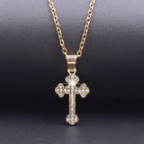 NEW HOT SELLERS - Charming Crystal Rhinestone Christ Crosses Pendant Necklaces For Women - The Jewellery Supermarket